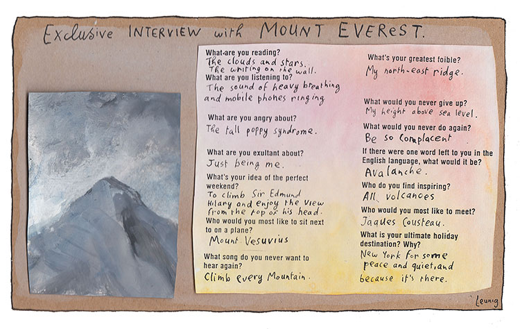 interview with mt everest