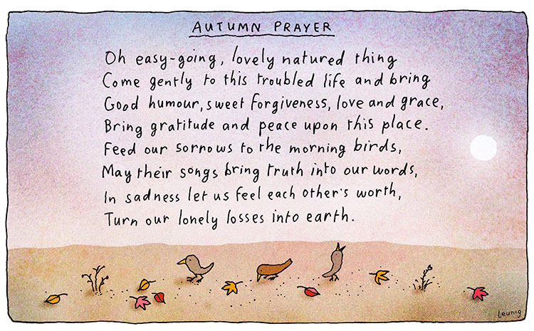 autumn prayer