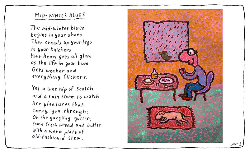 mid winter blues
