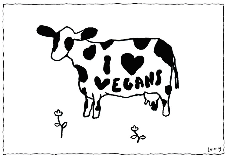vegan cow